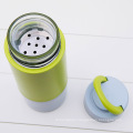 300ml glass leak proof water bottle with silicone